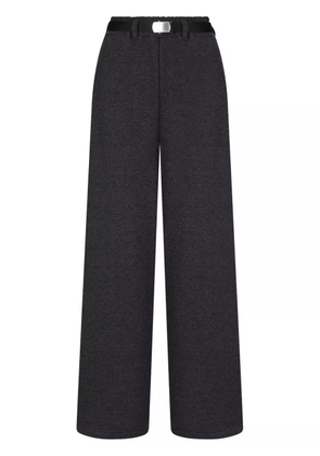 STUDIO TOMBOY belted french-terry trousers - Black