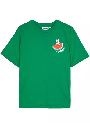 CHOCOOLATE Summer crew-neck cotton T-shirt - Green