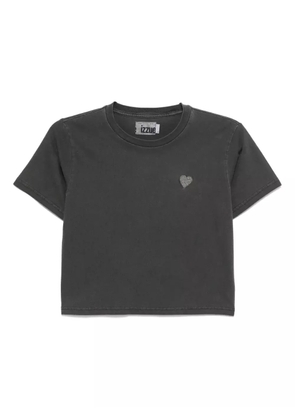 izzue cropped T-shirt - Grey