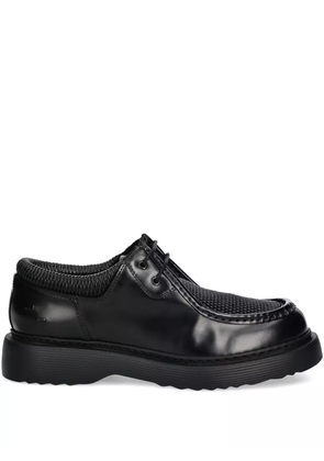 Filling Pieces leather derby shoes - Black