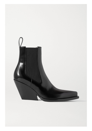 Bottega Veneta - Glossed-leather Ankle Boots - Black - IT34,IT34.5,IT35,IT36,IT36.5,IT37,IT37.5,IT38,IT38.5,IT39,IT39.5,IT40,IT40.5,IT41