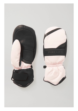 BOGNER FIRE+ICE - Palina Shearling-lined Padded Leather And Shell Ski Mittens - Black - 6.5,7,7.5,8