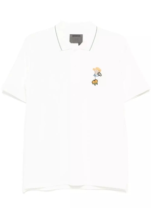Musium Div. embroidered polo shirt - White