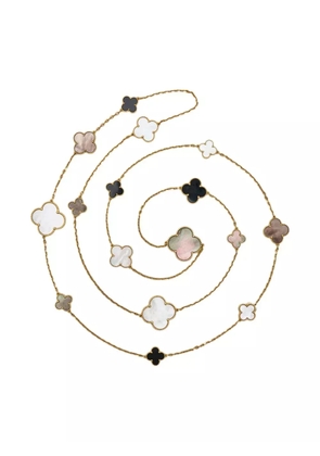 Van Cleef & Arpels Pre-Owned 18kt yellow gold Magic Alhambra mother-of-pearl necklace