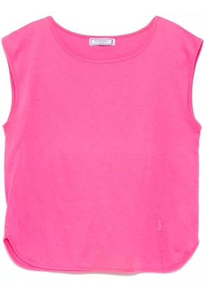 Saint Laurent Pre-Owned 1980-1990 YSL Saint Laurent sleeve-less shirt - Pink