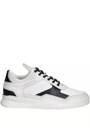 Filling Pieces leather-panelled sneakers - White