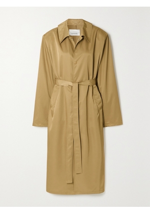The Frankie Shop - Eddie Shell Trench Coat - Brown - XS/S,M/L