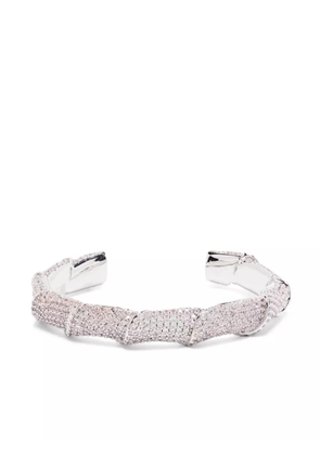 Eddie Borgo Pavé Scroll cuff - Silver
