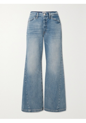 FRAME - Le Baggy High-rise Wide-leg Jeans - Blue - 23,24,25,26,27,28,29,30,31,32