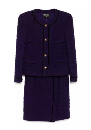 CHANEL Pre-Owned 1993 setup skirt suit - Purple