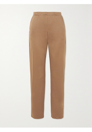 HANRO - Grand Central Modal And Silk-blend Pants - Brown - x small,small,medium,large,x large