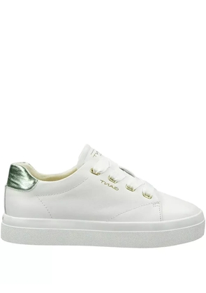 Gant Avona metallic-heel leather sneakers - White