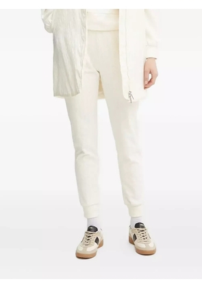 Armani Exchange elastic-waist joggers - White