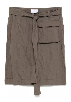 Ferragamo straight skirt - Grey
