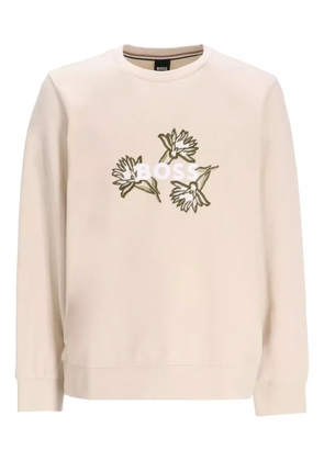 BOSS cotton sweatshirt - Neutrals