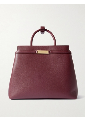 BALLY - Decò Daily Leather Tote - Burgundy - One size