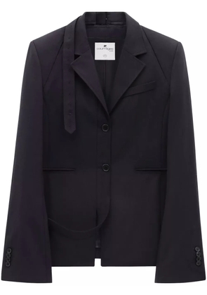 Courrèges wool blazer - Black