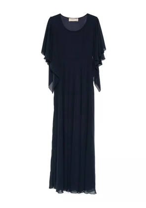 Blanca Vita pleated maxi dress - Blue