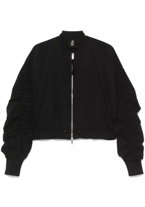 Thom Krom ruched bomber jacket - Black