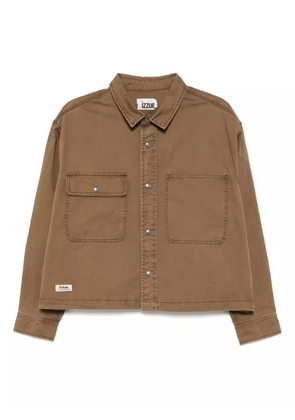 izzue long-sleeved shirt - Brown