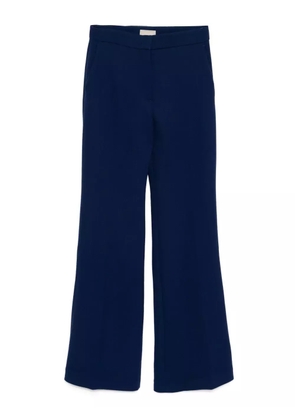 Elie Saab Side Slit Flared pants - Blue