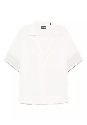 Emporio Armani virgin wool shirt - Neutrals