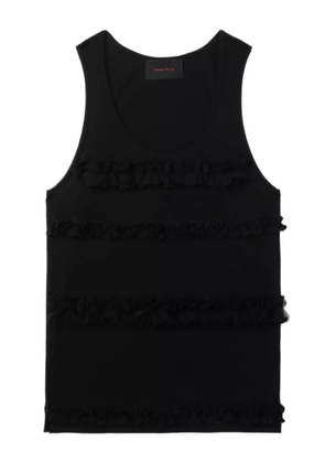 Simone Rocha ruffled tank top - Black