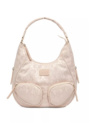 LIU JO monogram-pattern tote bag - Neutrals