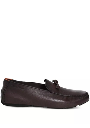 Santoni Havana loafers - Red