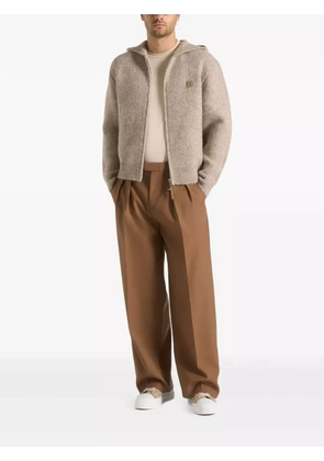 Manière De Voir Billie hooded jacket - Neutrals