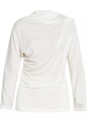 Issey Miyake draped top - White