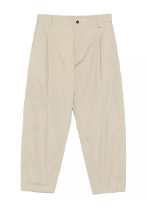 CROQUIS zip-up casual trousers - Green