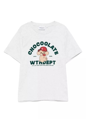 CHOCOOLATE printed T-shirt - Grey