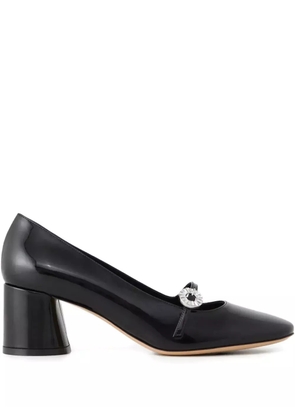 Casadei 50mm Cleo crystal-detail pumps - Black