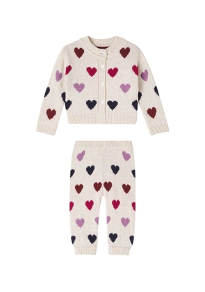 The New Society Baby Cora cardigan and pants set