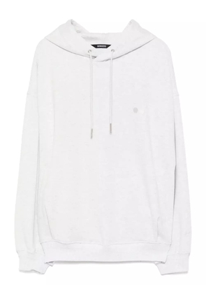 SONGZIO poetry embroidered hoodie - Grey