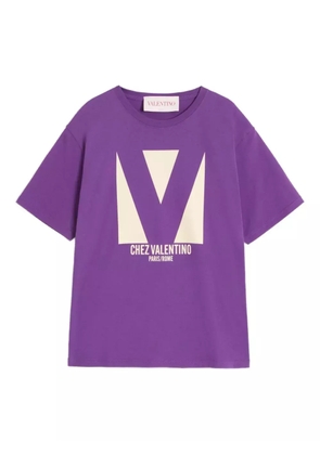 Valentino Garavani Chez-print T-shirt - Purple