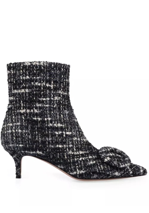 Gianvito Rossi bouclé ankle boots - Black