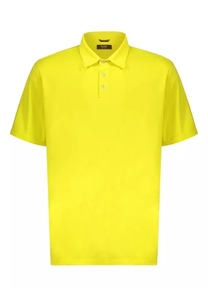 Moorer Pachino cotton polo shirt - Yellow