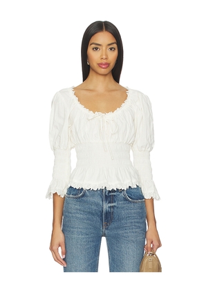Tularosa Presley Top in White. Size L. Also in M, S, XL, XS, XXS.