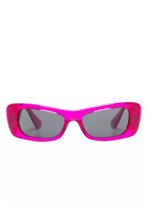 Versace Eyewear logo-engraved sunglasses - Pink