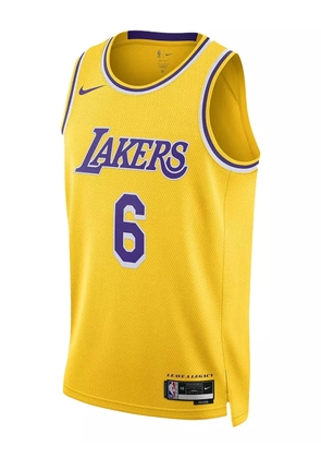 Nike NBA La Lakers Icon Edition Lebron James 2022/23 jersey - Yellow