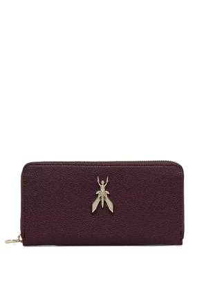 Patrizia Pepe Fly-plaque zipped wallet - Purple