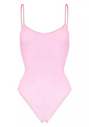Hunza G Pamela crinkle swimsuit - Pink