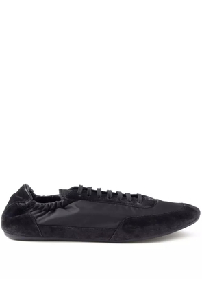 Prada Collapse Re-Nylon suede sneakers - Black