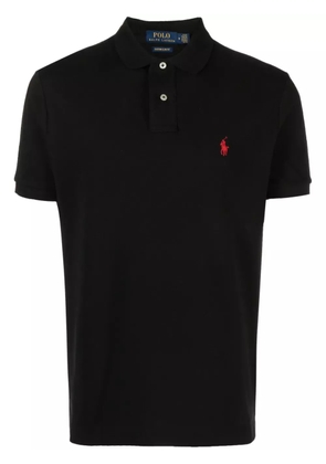 Polo Ralph Lauren Polo Pony-embroidered cotton polo shirt - Black