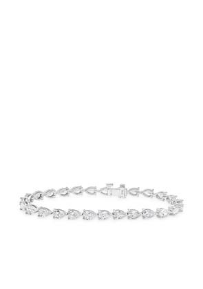 Jewels Aficionado 18K white gold diamond tennis bracelet - Silver