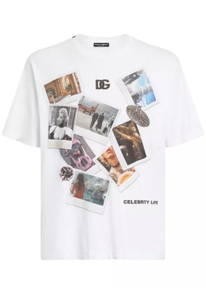 Dolce & Gabbana photograph-print t-shirt - White