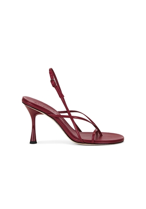 Studio Amelia Wishbone 90 Heel in Burgundy. Size 36. Also in 37, 38, 39.