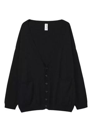 WESTFALL graphic panel cardigan - Black